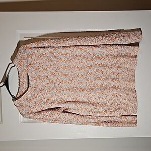 Multicolored Textured Sweater No Tags Fits L/XL